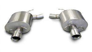 Cadillac CTS Performance Exhaust - Rear - CORSA Performance - Axle-Back Sport Dual Rear Exit - Polished - `09-`14